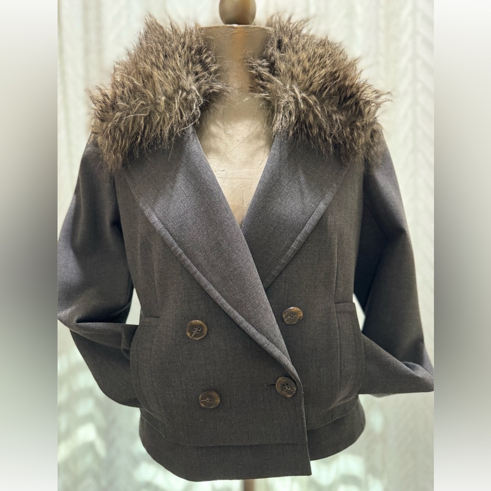 Ann Taylor Loft Double Breasted Blazer